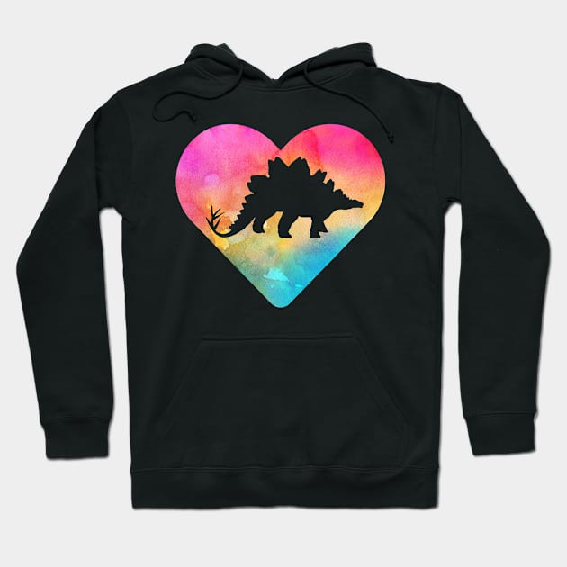 Stegasaurus Gift for Girls and Women Hoodie by JKFDesigns